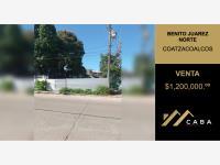 Terreno en venta en Benito Juarez Norte, Coatzacoalcos, Veracruz de Ignacio de la Llave