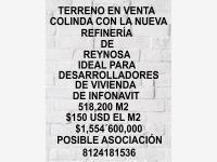 Terreno en venta en Refineria, Reynosa, Tamaulipas