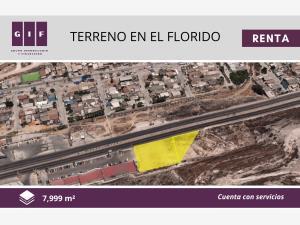 Terreno en renta en El Florido 1ra. Sección, Tijuana, Baja California