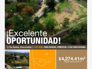 Terreno en venta en Ex- Garita de Xoxo, Santa Cruz Xoxocotlán, Oaxaca