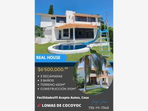 Casa en venta en Lomas de Cocoyoc, Atlatlahucan, Morelos