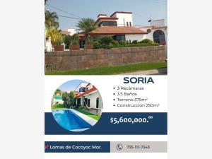 Casa en venta en Lomas de Cocoyoc, Atlatlahucan, Morelos