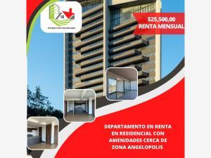 Departamento en renta en Reserva Territorial Atlixcayotl, San Andrés Cholula, Puebla