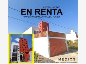 Departamento en renta en San Bernardino Tlaxcalancingo, San Andrés Cholula, Puebla