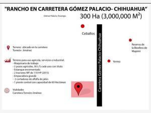 Terreno en venta en Bermejillo, Mapimí, Durango