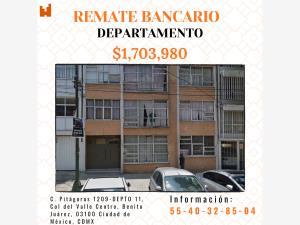 Departamento en remate en Del Valle Centro, Benito Juárez, Ciudad de México
