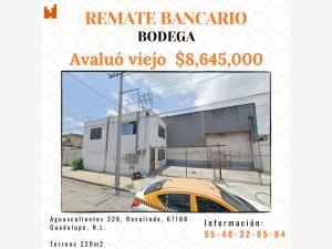 Bodega en remate en Rosalinda, Guadalupe, Nuevo León
