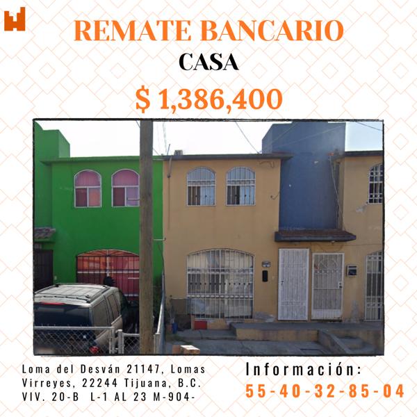 Casa en remate en Lomas Virreyes, Tijuana, Baja California