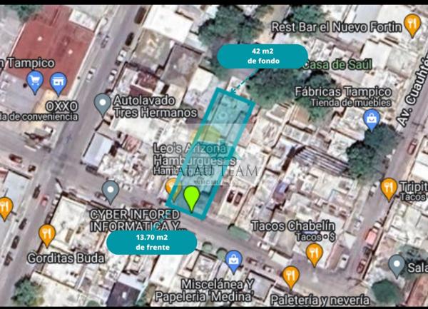 Terreno en venta en Del Pueblo, Tampico, Tamaulipas