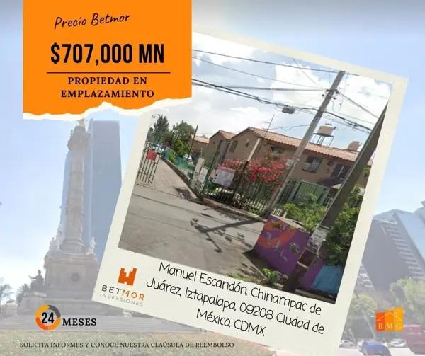 Casa en venta en Chinampac de Juarez, Iztapalapa, Ciudad de México
