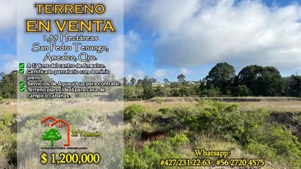 Terreno en venta en San Pedro Tenango, Amealco de Bonfil, Querétaro
