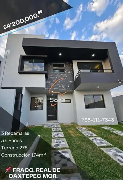 Casa en venta en Oaxtepec Centro, Yautepec, Morelos