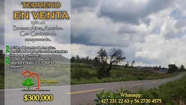 Terreno en venta en La Cruz del Apartadero (La Garita), Amealco de Bonfil, Querétaro