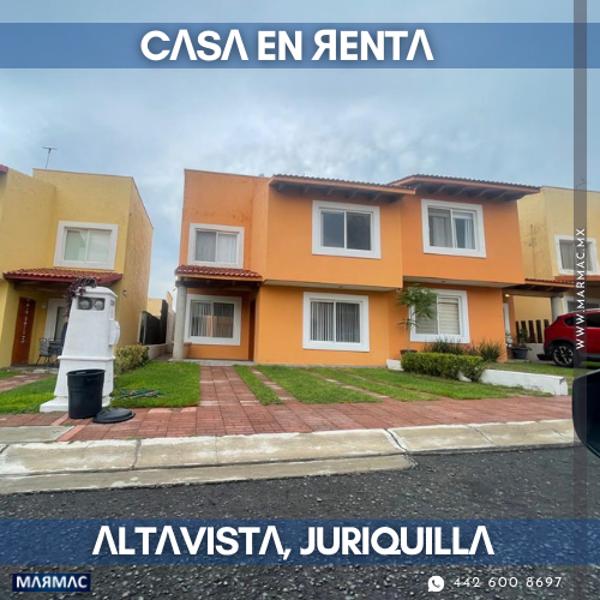 Casa en renta en Altavista Juriquilla, Querétaro, Querétaro