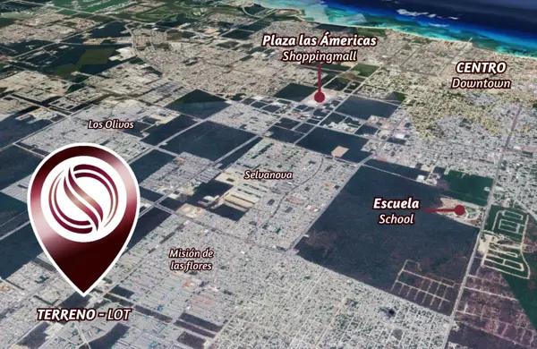 Terreno en venta en Playa del Carmen, Solidaridad, Quintana Roo