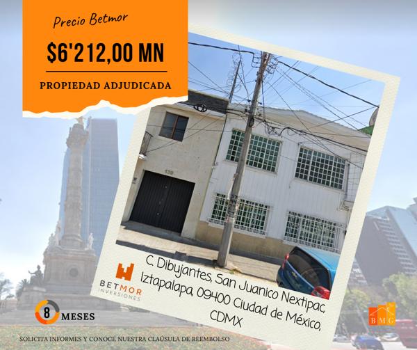 Casa en remate en San Juanico Nextipac, Iztapalapa, Ciudad de México