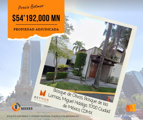 Casa en remate en Bosque de las Lomas, Miguel Hidalgo, Ciudad de México