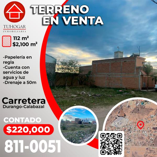 Terreno en venta en Pedro Ávila Nevárez, Durango, Durango