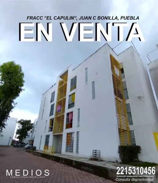 Departamento en venta en San Cosme Texintla, San Pedro Cholula, Puebla