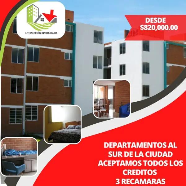 Departamento en venta en San Isidro Castillotla, Puebla, Puebla