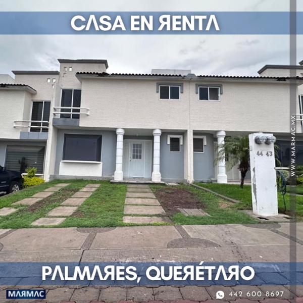 Casa en renta en Palmares, Querétaro, Querétaro