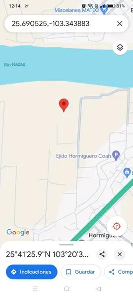 Terreno en venta en Hormiguero, Matamoros, Coahuila de Zaragoza