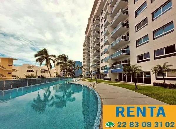 Departamento en renta en Playa de Oro Mocambo, Boca del Río, Veracruz de Ignacio de la Llave