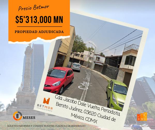 Casa en remate en Periodista, Benito Juárez, Ciudad de México