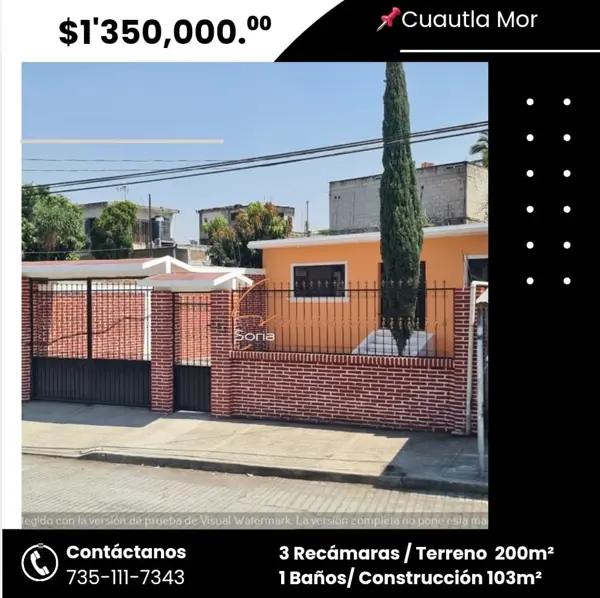 Casa en venta en Juan Morales, Yecapixtla, Morelos