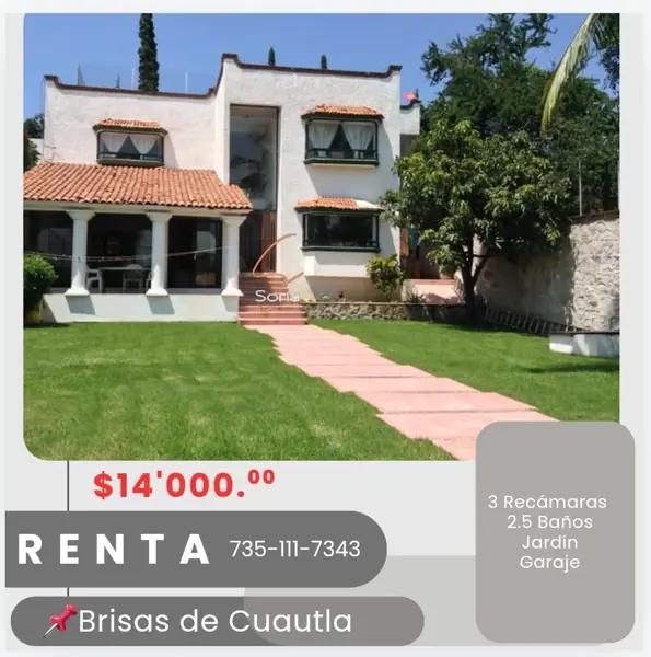Casa en renta en Brisas de Cuautla, Cuautla, Morelos Casa en renta en Brisas de Cuautla, Cuautla, Morelos