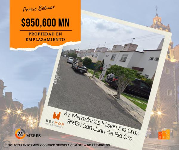 Casa en remate en Misión de Santa Cruz, San Juan del Río, Querétaro