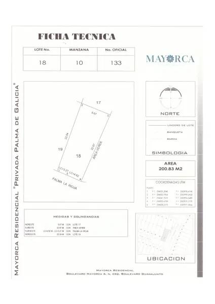 Terreno en venta en Mayorca Residencial, León, Guanajuato