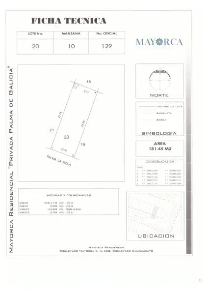 Terreno en venta en Mayorca Residencial, León, Guanajuato
