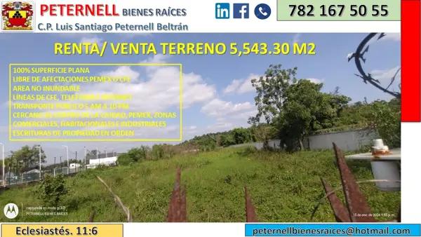 Terreno en venta y renta en Division de Oriente, Poza Rica de Hidalgo, Veracruz de Ignacio de la Llave