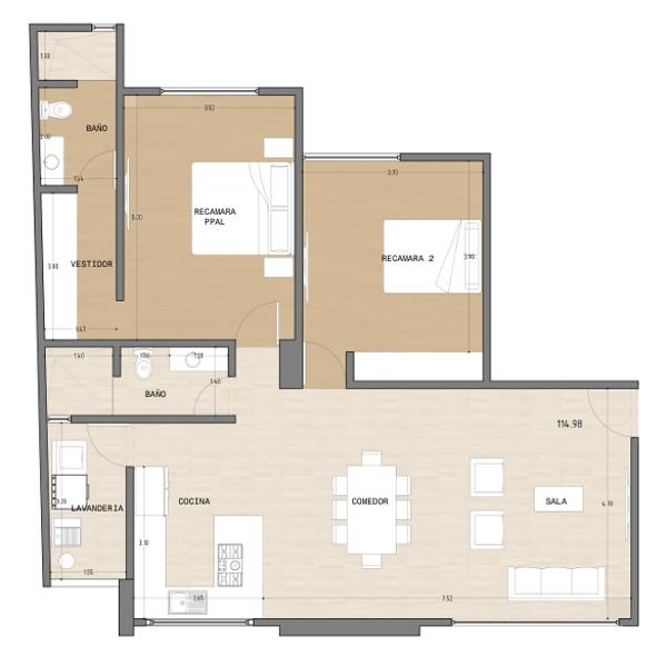 Departamento en venta en Virreyes, San Luis Potosí, San Luis Potosí