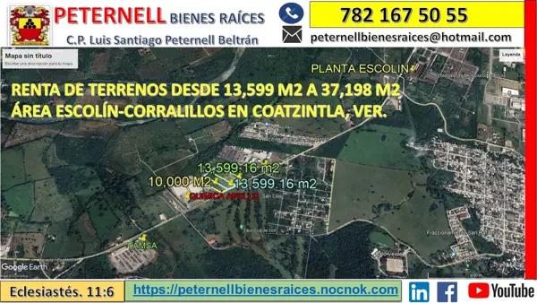 Terreno en renta en Division de Oriente, Poza Rica de Hidalgo, Veracruz de Ignacio de la Llave