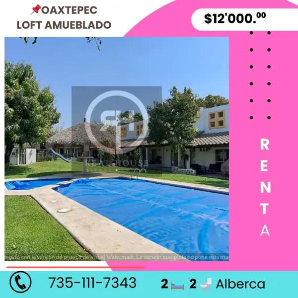 Casa en renta en Oaxtepec Centro, Yautepec, Morelos