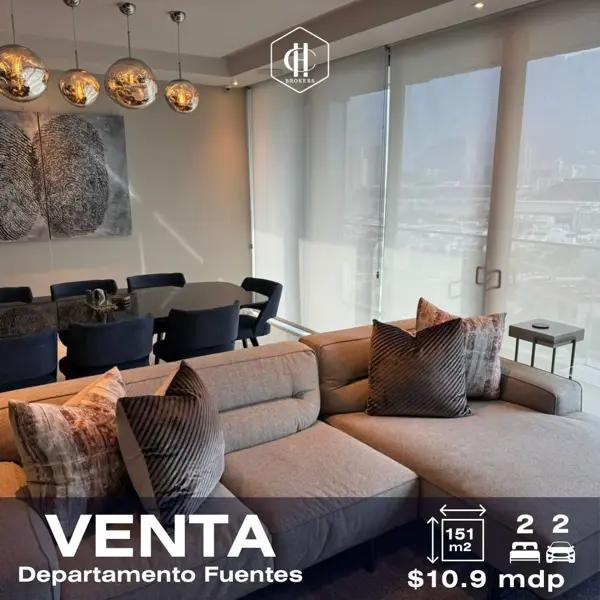 Departamento en venta en Fuentes del Valle, San Pedro Garza García, Nuevo León