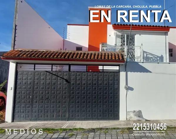 Casa en renta en Residencial Bosques de San Pedro, San Pedro Cholula, Puebla