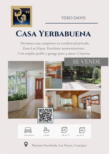 Casa en venta en Mariano Escobedo, Coatepec, Veracruz de Ignacio de la Llave