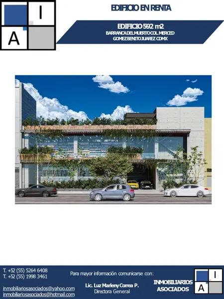 Edificio en renta en Merced Gomez, Benito Juárez, Ciudad de México