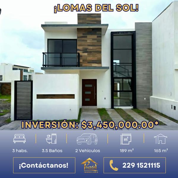 Casa en venta en Lomas del Sol, Alvarado, Veracruz de Ignacio de la Llave