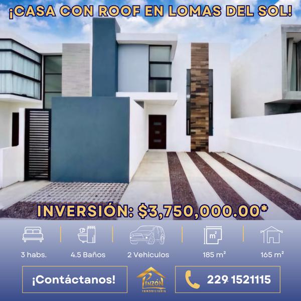 Casa en venta en Lomas del Sol, Alvarado, Veracruz de Ignacio de la Llave