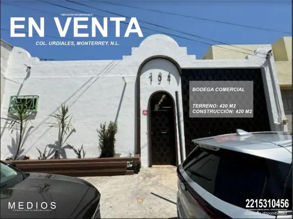 Bodega en venta en Urdiales, Monterrey, Nuevo León