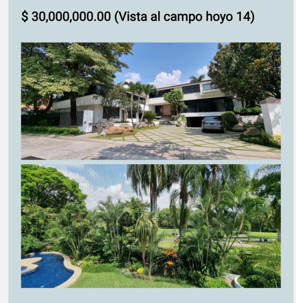 Casa en venta en Club de golf Tabachines, Cuernavaca, Morelos Casa en venta en Club de golf Tabachines, Cuernavaca, Morelos