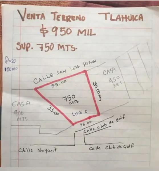 Terreno en venta en Paraíso Tlahuica, Ayala, Morelos
