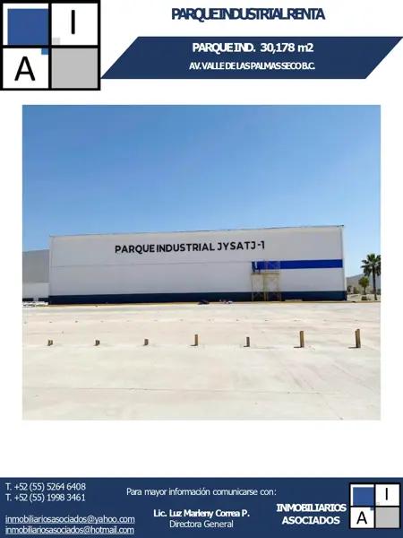 Nave en renta en Valle de las Palmas, Tijuana, Baja California