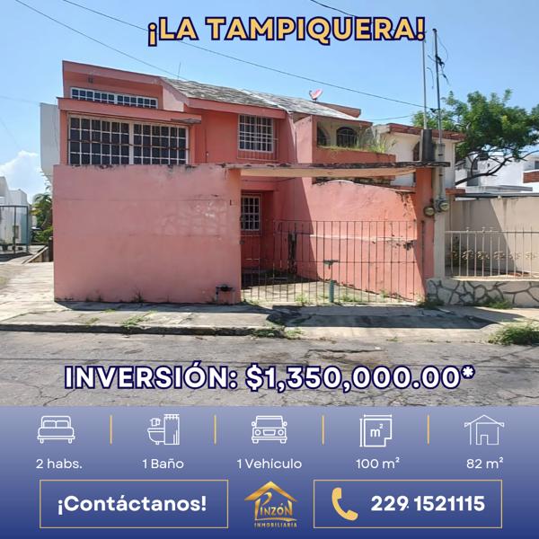 Casa en venta en La Tampiquera, Boca del Río, Veracruz de Ignacio de la Llave