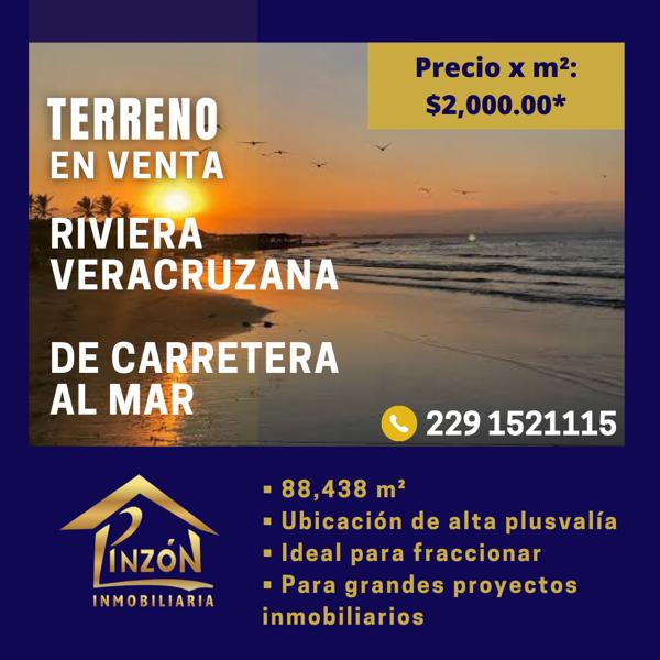 Terreno en venta en Anton Lizardo, Alvarado, Veracruz de Ignacio de la Llave Terreno en venta en Anton Lizardo, Alvarado, Veracruz de Ignacio de la Llave