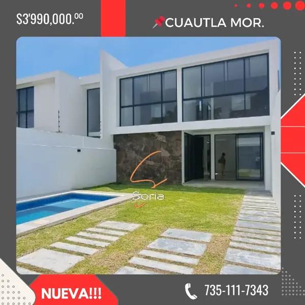Casa en venta en Plan de Ayala, Cuautla, Morelos
